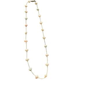 String of Pearls 925 Sterling Silver Clasp Necklace